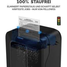Fellowes LX201 Destructora Powershred MicroCut 12 hojas 2x12mm P-5 Negro