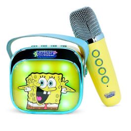 OTL Technologies Altavoz Karaoke Inalámbrico LED Bob Esponja con Micrófono Bluetooth para Niños y Adultos, Compatible con Smartphones y Tablets Precio: 31.50000018. SKU: B18GZQBCDG