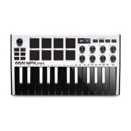 AKAIPRO Mpk Mini Mk3 Controlador MIDI con 25 Teclas Sensibles, Pads MPC, Arpegiador y Pantalla OLED Precio: 98.9500006. SKU: B1A7SGNN3X