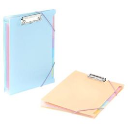 Clasificador Lomo Fuelle Viquel Rainbow Pastel Pp Opaco A4 6 Dptos. Cierre Gomas Con Pinza. Multicolor. Exterior 2 Colores Surtidos (Set de 12) Precio: 142.49999995. SKU: B1BF9TEF6K
