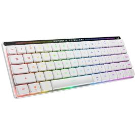 ASUS ROG Falchion RX Low Profile Teclado Inalámbrico y Alámbrico USB RF Bluetooth Óptico QWERTZ RGB Blanco para Gaming