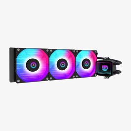Hiditec LQ360 Kit Refrigeración Líquida ARGB 360mm con 3 Ventiladores PWM FDB 120mm Negro - Alto Rendimiento 340W TDP para Intel/AMD