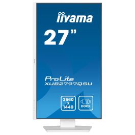 Iiyama Monitor 27" QHD IPS 100Hz XUB2797QSU-W2 con 1xHDMI, 1xDisplayPort, 2xUSB 3.2 y 300 cd/m²