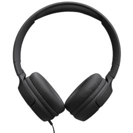 JBL Tune 520C Auriculares On-Ear con Cable USB-C, Diadema Plegable, Supraaurales, Micrófono Integrado, Negro