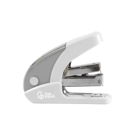 Liderpapel Grapadora Micro con Regalo 1000 Grapas 24/6 26/6, Capacidad 20 Hojas, Blanco