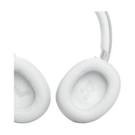 JBL LIVE 770 NC Auriculares Diadema Inalámbricos con Cancelación Activa de Ruido (ANC), Bluetooth 5.3, Autonomía 50h, Blanco