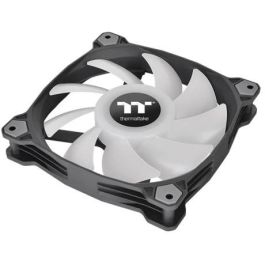 Thermaltake Pure Duo 14 ARGB Sync Radiator Fan, Ventilador de 140mm Negro para Radiador, Doble Anillo LED, Pack de 2