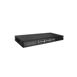 Level one GES-2126 Switch Gigabit Smart Lite 26 Puertos, 24 RJ45 + 2 SFP, VLAN 802.1Q, QoS, Eficiencia Energética