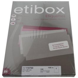 Etiquetas Adh.Impr. A4 Blanca Caja 100H C.Rectos 210X297 Mm 100 Uds. Precio: 8.79000023. SKU: B14LFCSV92