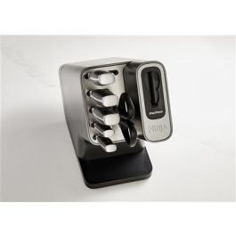 Ninja K32006EU Set de 6 Piezas Taco con Afilador Integrado, 5 Cuchillos, Tijeras Ninja Foodi de Acero Inoxidable Alemán Forjado