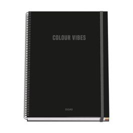 Bloc Dohe Colour Vibes Micro.Tapa Extra A4 100H 90Gr Cuadric.5X5 Negro Precio: 10.50000006. SKU: B1GEJZFZ53