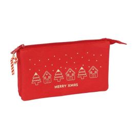 Safta Portatodo Triple Casitas Merry Xmas 22x12x3cm Precio: 7.79000057. SKU: B1EMMYWJQP