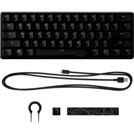 HyperX Alloy Origins 60 Teclado Mecánico Gaming 60% USB QWERTY Inglés EE.UU. LED RGB Negro - 4P5N4AA#ABA