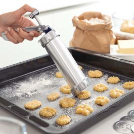 Máquina para Hacer Galletas y Manga Pastelera 2 en 1 Prekies InnovaGoods Máquina para Hacer Galletas y Manga Pastelera 2 en 1 Prekies InnovaGoods