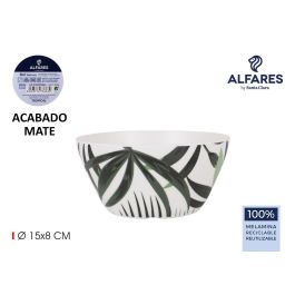 Alfares Bol de Melamina Tropical Mate 15 x 8 cm (24 Unidades) Precio: 17.78999959. SKU: B1ERDLAXNL