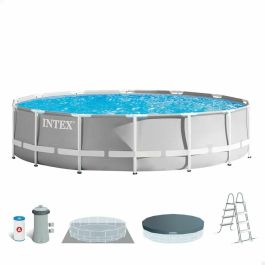 Intex Piscina Prism Frame Diámetro 457x107 cm con Bomba, Filtro y Escalera Precio: 355.69000038. SKU: B15KQELWW4