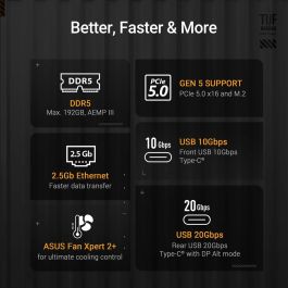 Asus TUF GAMING B860M-PLUS ASU1737712036487 Intel B860 LGA 1851 micro ATX Placa Base