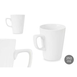 Vessia Taza de Desayuno de Porcelana 350 ml, 11.5x10.5x8.5 cm, Blanco, Apto para Lavavajillas y Microondas (24 Unidades) Vessia Taza de Desayuno de Porcelana 350 ml, 11.5x10.5x8.5 cm, Blanco, Apto para Lavavajillas y Microondas (24 Unidades)