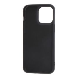 Carcasa negra de plástico soft touch para iphone 14 pro max