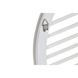 DKD Home Decor Cabecero de Cama Urban Blanco Bambú y Ratán para Cama de 180 cm (190 x 81 cm)