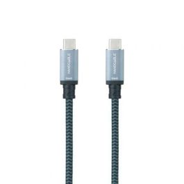 Cable USB 3.1 Tipo-C Nanocable 10.01.4102-COMB/ USB Tipo-C Macho - USB Tipo-C Macho/ Hasta 100W/ 20Gbps/ 2m/ Gris y Negro Precio: 10.78999955. SKU: B1A3E38HK9