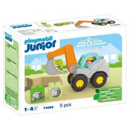 Playmobil 71684 Pala Excavadora Junior, juguete con brazo móvil para obras de construcción y bloques, edad recomendada +12 meses Precio: 17.69000035. SKU: B1D4FTJ9NG