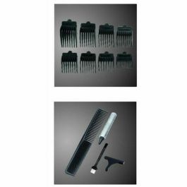 Babyliss Cortapelos E695E Azul con Cuchillas XL de Acero Inoxidable y 8 Guías de Corte de 3-25 mm