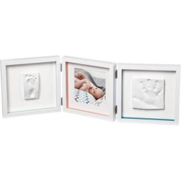 Baby Art My Baby Style - Marco de fotos doble con huella de bebé: personalícelo con el kit de huellas y manos de bebé, regalo de nacimiento Baby Art My Baby Style - Marco de fotos doble con huella de bebé: personalícelo con el kit de huellas y manos de bebé, regalo de nacimiento