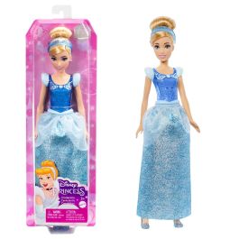 Mattel Hlw06 Muñeca Princesa Disney Cenicienta, de moda y articulada, con ropa brillante, zapatos y tiara del clásico Disney