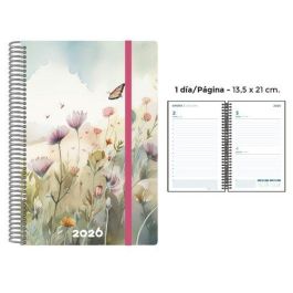 Agenda Anual (2026) Senfort Decorada Espiral Tapa Pp Con Goma 135X210 D/P Mariposa Precio: 14.49999991. SKU: B13T2JBMV8