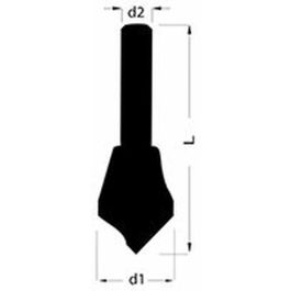 Avellanador-desbarbador RUKO 64 mm Acero de alta velocidad (HSS)