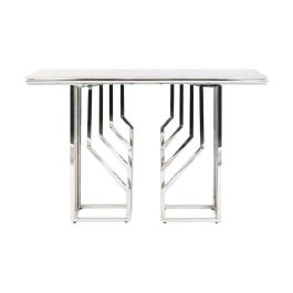 Recibidor DKD Home Decor Blanco Plateado 120 x 40 x 78 cm Recibidor DKD Home Decor Blanco Plateado 120 x 40 x 78 cm