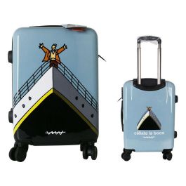Maleta de Cabina Cállate la Boca Titanic Azul 39 x 22 x 57 cm Precio: 39.49999988. SKU: S2213642