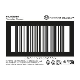 Inde Picadora Verduras 10,4x13,3x13,3 cm 3,2 kg (12 Unidades)