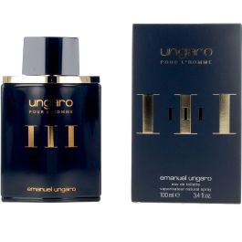 Emanuel Ungaro Pour L'Homme III Eau de Toilette para Hombre 100 ml - Amaderado y Floral con Naranja, Jazmín y Sándalo