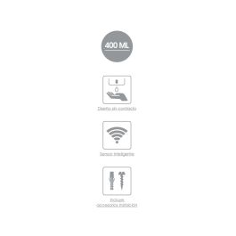 Dispensador de jabón eléctrico para pared Basic Home (6 Unidades) Dispensador de jabón eléctrico para pared Basic Home (6 Unidades)
