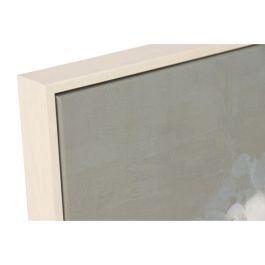 DKD Home Decor Cuadro Shabby Verde Menta Gris Lienzo PS 82.5 x 82.5 cm (2 Unidades)