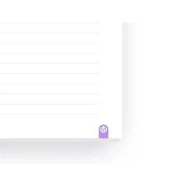 Carchivo Cuaderno Ingeniox Foam A5 80 Hojas Rayado Horizontal Violeta