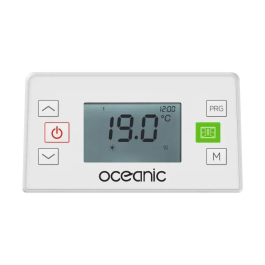 Oceanic NF Radiador Eléctrico Fijo 1000W Cerámica Rubí Oceánico Blanco