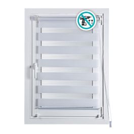 Cintacor - Stor Planet Estor Noche & Día enrollable Clip & Fix Blanco 150 x 180 cm