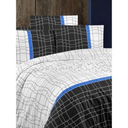 Juego de Cama ASI8684282460930 - 1 Funda Nórdica 220x240 cm + 2 Fundas Almohada 60x60 cm - Algodón/Poliéster Blanco