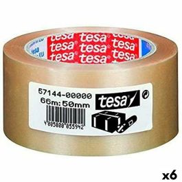 Cinta Adhesiva TESA Embalaje Extrafuerte Transparente PVC 50 mm x 66 m (6 Unidades) Precio: 36.88999963. SKU: S8423008