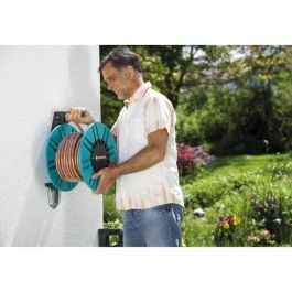 Gardena 2650-20 Enrollador de Manguera de Pared para un Máximo de 60 Metros Ø 13mm con Guía