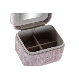 Joyero DKD Home Decor Rosa Granate 11.3 x 10 x 7.5 cm (2 Unidades) Joyero DKD Home Decor Rosa Granate 11.3 x 10 x 7.5 cm (2 Unidades)
