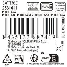 La Mediterranea Bandeja 2 Compartimentos 12 x 7 x 2.5 cm (36 Unidades)
