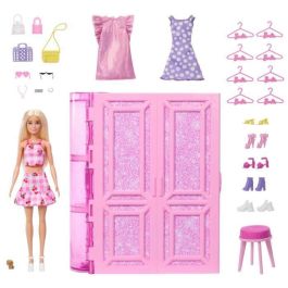 Mattel Barbie Muñeca Dream Closet con Armario de Ensueño, Set de Juego con Compartimentos y Accesorios, Edad 3+ años Mattel Barbie Muñeca Dream Closet con Armario de Ensueño, Set de Juego con Compartimentos y Accesorios, Edad 3+ años