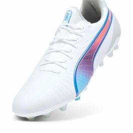 Botas de Fútbol para Adultos Puma King Ultimate Mg Blanco