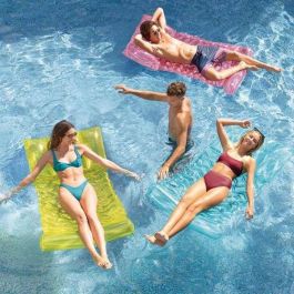 Intex Colchoneta Hamaca Transparente PVC 89x173cm para +14 Años (Modelos Surtidos)