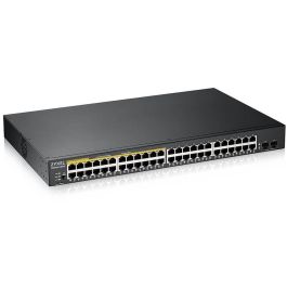Zyxel GS1900-48HPv2 Switch Gestionado L2, 48 Puertos Gigabit Ethernet, PoE, Negro