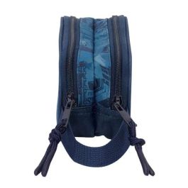 Safta Bolso Escolar Portatodo Doble New Edition - Estuche con Dos Cremalleras 80x210x60 mm